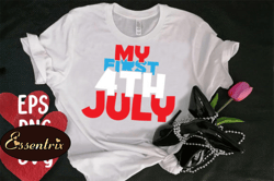my first 4th july t-shirt design design 06