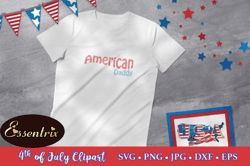 4th of july sublimation - american daddy design 24