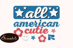 4th of july printable sticker png design 89