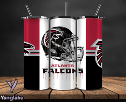 Atlanta Falcons Tumbler Wrap, NFL Logo Tumbler Png, NFL Design Png-15