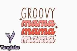 groovy mama, mother day png, mother day png design 413