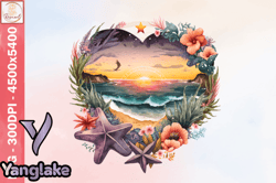 sunset vintage beach vibes png design design 18