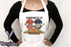 happiness gnomes cooking sublimation png design 121