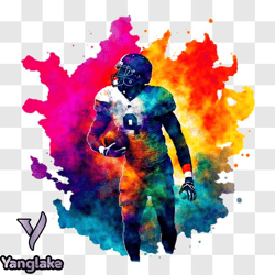 football player in action png design 290