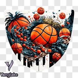 cartoon sloth playing basketball png design 83