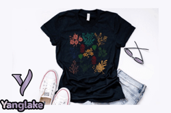 vintage botanical plant t shirt design design 190