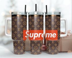 lv tumbler wrap, supreme tumbler, lv logo, supreme logo, luxury tumbler 40oz tumbler wrap d180 by lipinski