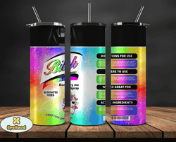 bitch spray, bitch be gone 20oz tumbler wrap png file for sublimation, rainbow bitch spray, tumbler png 17