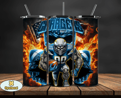 los angeles chargers fire tumbler wraps, ,nfl png,nfl teams, nfl sports, nfl design png by eyehood 18