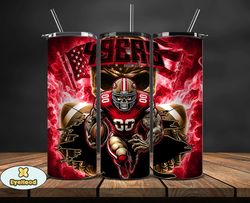 san francisco 49ers fire tumbler wraps, ,nfl png,nfl teams, nfl sports, nfl design png by eyehood 28