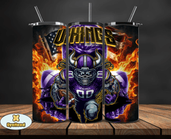 minnesota vikings fire tumbler wraps, ,nfl png,nfl teams, nfl sports, nfl design png by eyehood 21