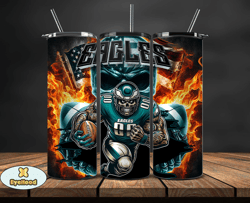 philadelphia eagles fire tumbler wraps, ,nfl png,nfl teams, nfl sports, nfl design png by eyehood 26