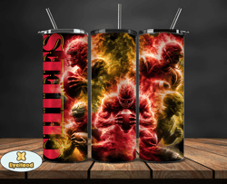 kansas city chiefs glow tumbler wraps, , nfl logo,, nfl sports, nfl design png by nfl tumbler png by eyehood  10