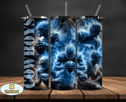 dallas cowboys glow tumbler wraps, , nfl logo,, nfl sports, nfl design png by nfl tumbler png by eyehood  12