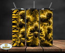 pittsburgh steelers glow tumbler wraps, , nfl logo,, nfl sports, nfl design png by nfl tumbler png by eyehood  28