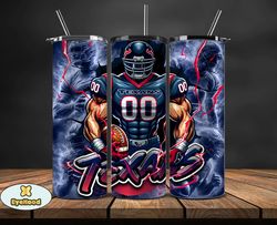 houston texanstumbler wrap, nfl logo tumbler png, nfl sports, nfl design png by eyehood-13