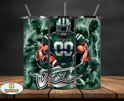 new york jetstumbler wrap, nfl logo tumbler png, nfl sports, nfl design png by eyehood-25