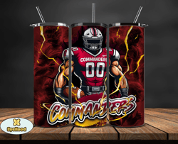 washington commanderstumbler wrap, nfl logo tumbler png, nfl sports, nfl design png by eyehood-32