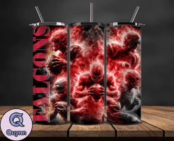 atlanta falcons glow tumbler wraps, , nfl logo,, nfl sports, nfl design png, design by quynn store  15