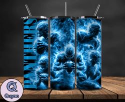 carolina panthers glow tumbler wraps, , nfl logo,, nfl sports, nfl design png, design by quynn store  21