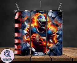 buffalo bills cracked holetumbler wraps, , nfl logo,, nfl sports, nfl design png, design by quynn store  04