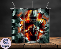 new york jets cracked holetumbler wraps, , nfl logo,, nfl sports, nfl design png, design by quynn store  19