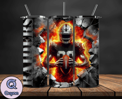 las vegas raiders cracked holetumbler wraps, , nfl logo,, nfl sports, nfl design png, design by quynn store  24