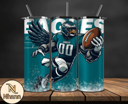 philadelphia eagles nfl tumbler wraps, tumbler wrap png, football png, logo nfl team, tumbler design by nhann store 26