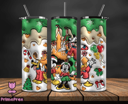 Christmas 20oz Tumbler Wrap PNG, Christmas 3D Inflated Puffy Tumbler Wrap Png, Grinchmas 20oz Png 218