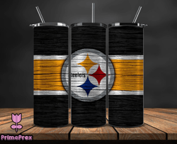 pittsburgh steelers nfl logo, nfl tumbler png , nfl teams, nfl tumbler wrap design by primeprex design 01