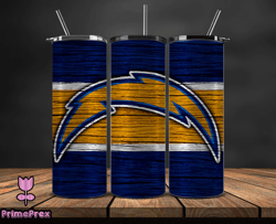 los angeles chargers nfl logo, nfl tumbler png , nfl teams, nfl tumbler wrap design by primeprex design 07