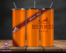 hermes  tumbler wrap, hermes tumbler png, hermes logo, luxury tumbler wraps, logo fashion  design by primeprex 110