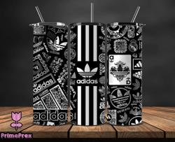 adidas  tumbler wrap, adidas tumbler png, adidas logo, luxury tumbler wraps, logo fashion  design by primeprex 111