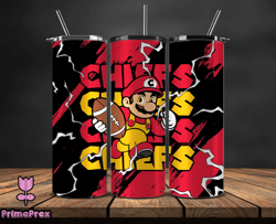 kansas city chiefs tumbler wrap, mario tumbler wrap, nfl logo png, tumbler designs, nfl football png by primeprex 10