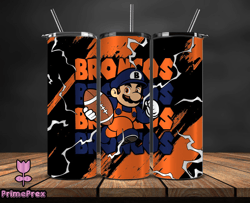 denver broncos tumbler wrap, mario tumbler wrap, nfl logo png, tumbler designs, nfl football png by primeprex 05