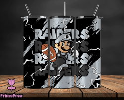 las vegas raiders tumbler wrap, mario tumbler wrap, nfl logo png, tumbler designs, nfl football png by primeprex 24