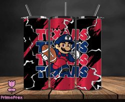 houston texans tumbler wrap, mario tumbler wrap, nfl logo png, tumbler designs, nfl football png by primeprex 30