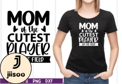 mom of the cutest baseball player design 44
