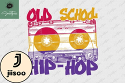 old school hip hop 80s 90s cassette png design 32
