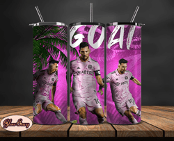 lionel  messi tumbler wrap ,messi skinny tumbler wrap png, design by  cakes 14