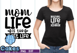 mom life is the best life svg design 41