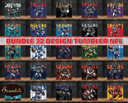 bundle 32 design nfl teams, nfl logo, tumbler design, design bundle football, nfl tumbler design 17