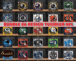 bundle 86 design nfl teams, nfl logo, tumbler design, design bundle football, nfl tumbler design 20