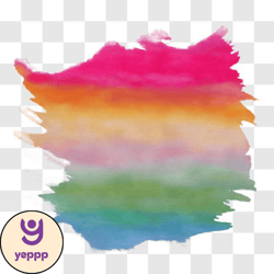 abstract rainbow colored paper cutout png248 design 248