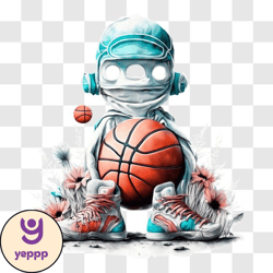 cartoon character promoting sports and athletics png design 51