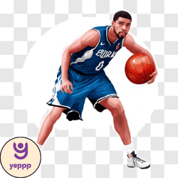 basketball player jumping to shoot the ball png design 53