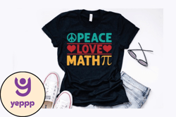 peace love math vintage math design design 239