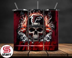 atlanta falcons tumbler wrap, logo tumbler wraps, nfl football teams png, sport team tumbler, logo nfl tumbler by starr