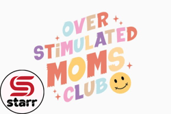 retro mothers day quote svg moms club design15