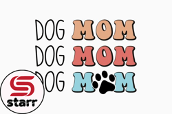 retro dog mom quote svg dog lover design17